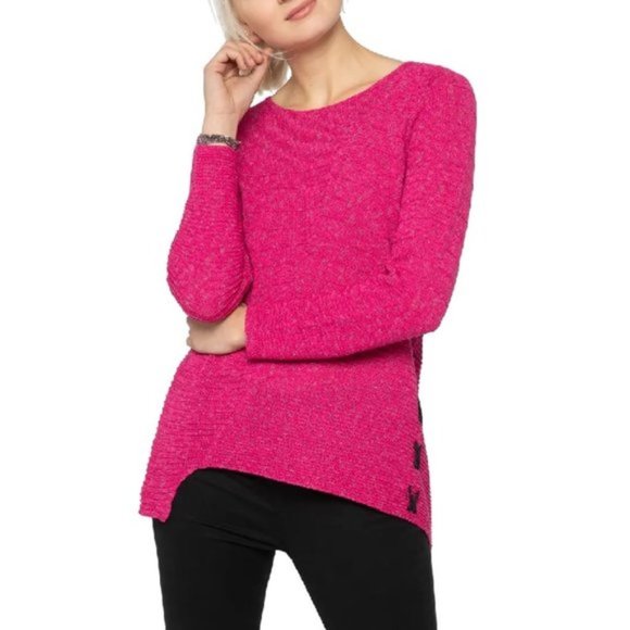 Nic+Zoe Cross Stitch Sweater - Picture 1 of 7